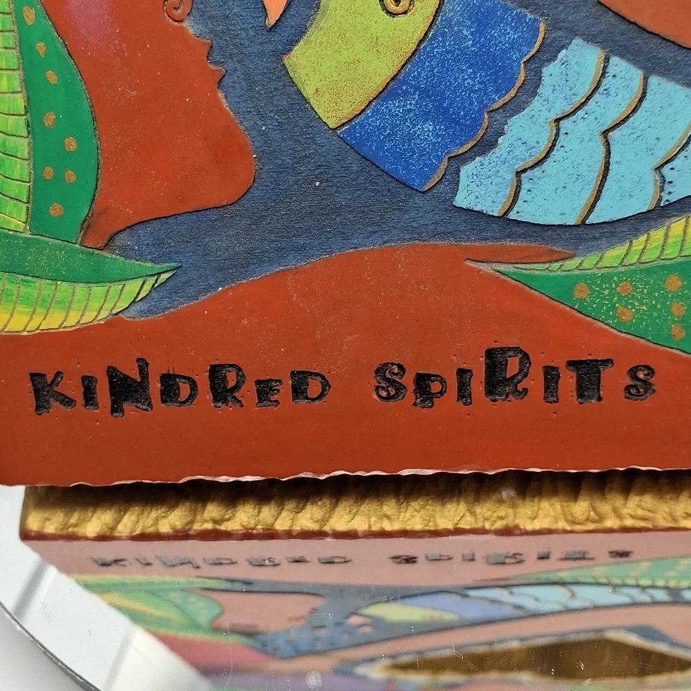 Laurel Burch handpainted picture frame excellent condition 9x7